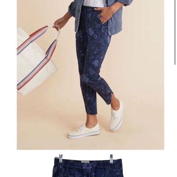 Marine Layer small tropical Floral Patterned Pants Allison pant - Picture 2 of 5